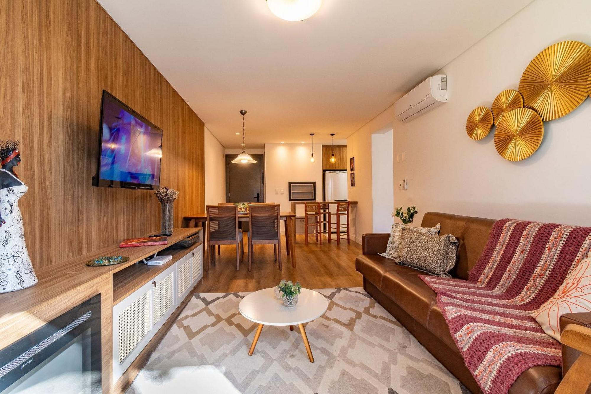 Rosa Apartamento Bav 101 Gramado Esterno foto