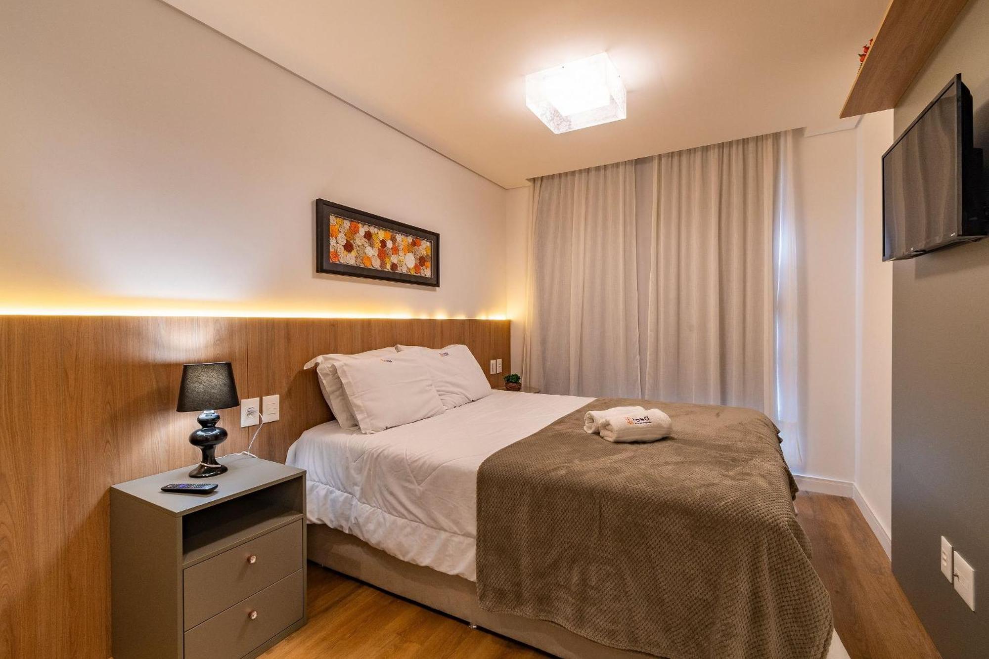 Rosa Apartamento Bav 101 Gramado Esterno foto