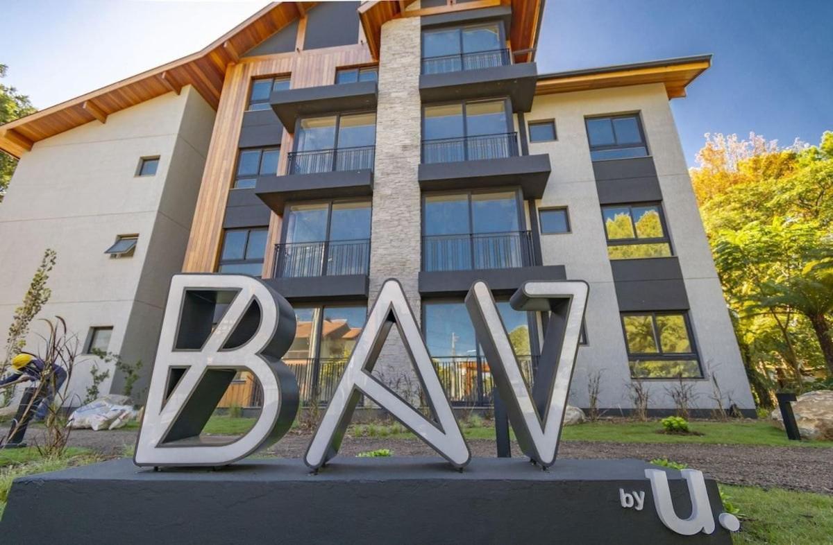 Rosa Apartamento Bav 101 Gramado Esterno foto